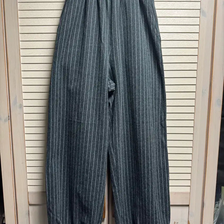 [BUNJANG] Honori Report Stripe Cotton Pants / 호노리포트 스트라이프 팬츠