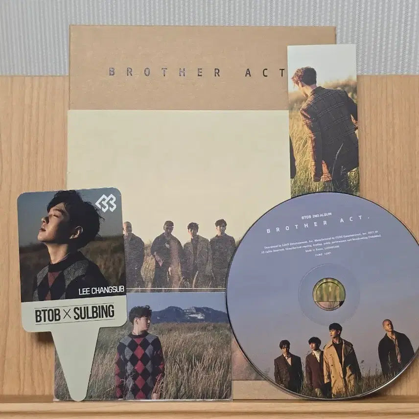 [BUNJANG] BTOB 2nd Album 'Brother Act' + Changsub Seolbing Photocard / 비투비 정규2집 brother act 그리워하다 앨범 + 창섭 설빙포카
