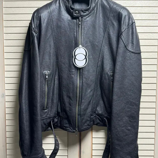 [BUNJANG] Elwood 1125 Lambskin Leather Jacket Black / (46) 엘무드 1125 나이프 램스킨 레더자켓 블랙