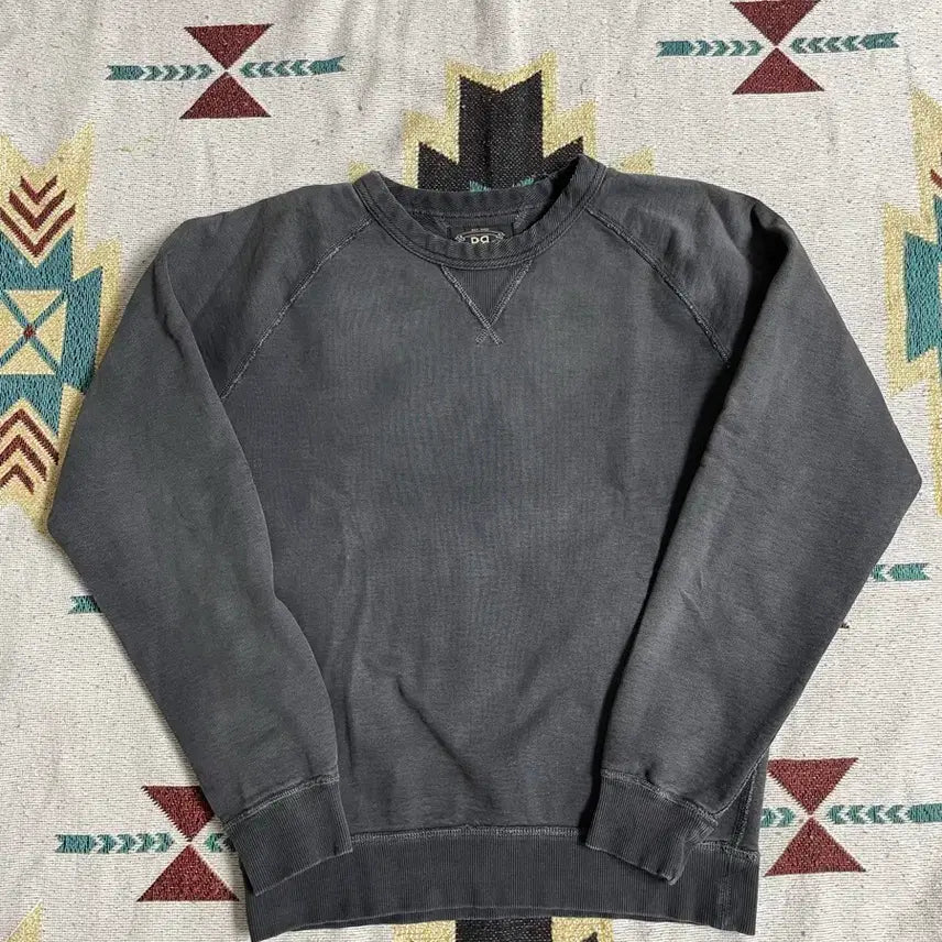 [BUNJANG] RRL French Terry Black Sweatshirt / RRL 프렌치테리 블랙 스웻셔츠