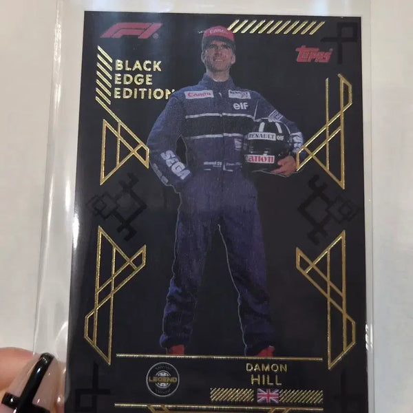 [BUNJANG] 1996 Topps F1 Damon Hill Black Edge Edition Trading Card / F1 2026 Topps 블랙 엣지 에디션 탑스 데이먼 힐 카드