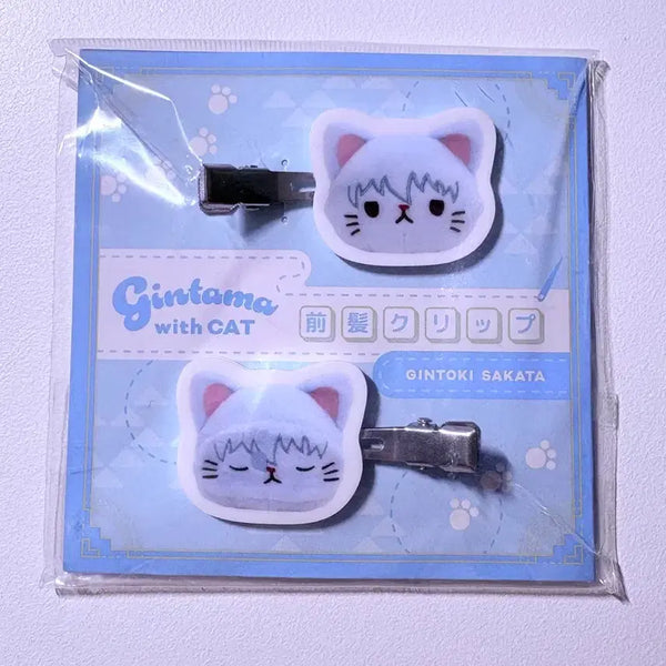 [BUNJANG] Gintama Gintoki Cat Hairpin / 은혼 긴토키 네코 헤어핀 네코누이