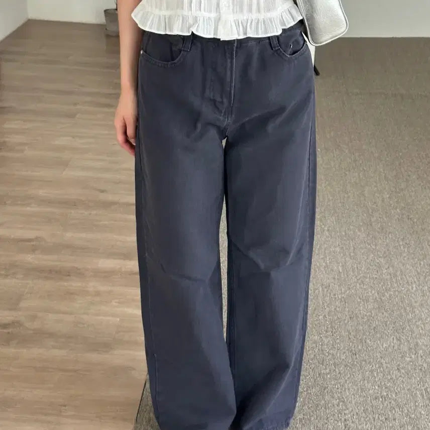 [BUNJANG] Navy Pants (Size S) / 네이비 팬츠s