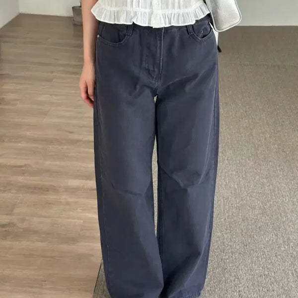 [BUNJANG] Navy Pants (Size S) / 네이비 팬츠s