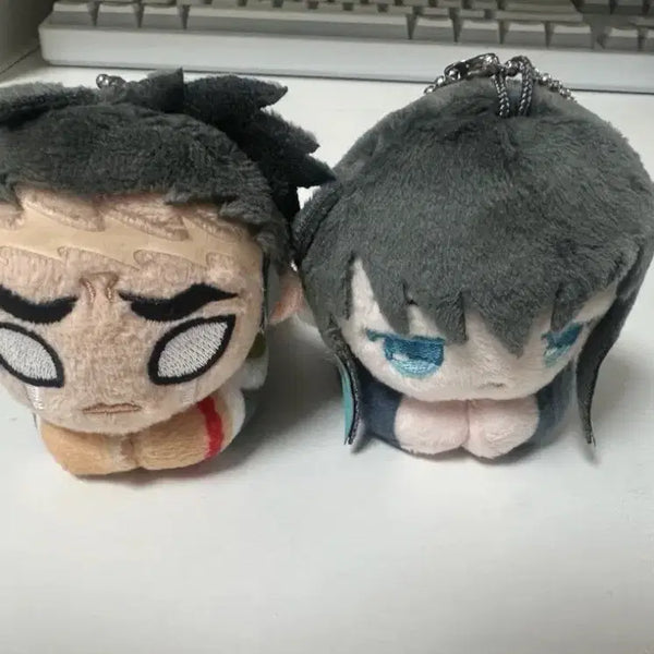 [BUNJANG] Demon Slayer Muichiro & Gyomei Hug Character Plush Set / 일괄급처)귀멸의칼날 무이치로 교메이 허그캬라