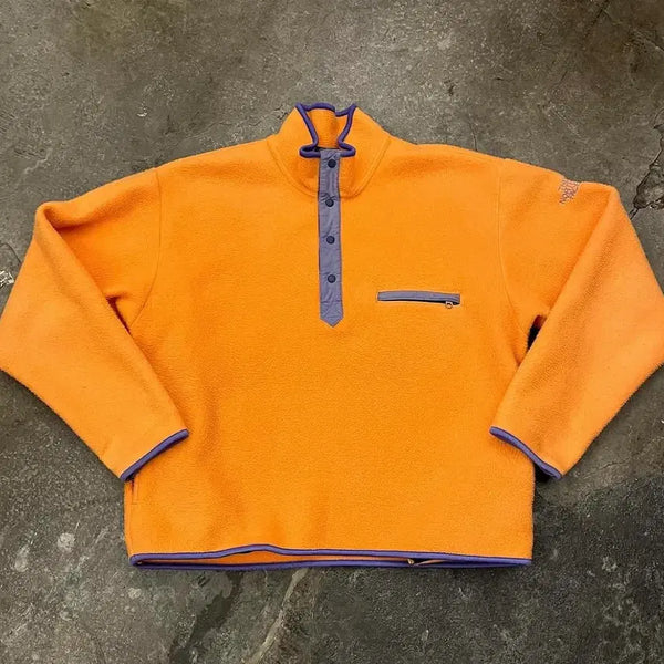 [BUNJANG] 80s The North Face Purple Label Snap Tee / 80s TNF og purple label snap tee 노스페이스