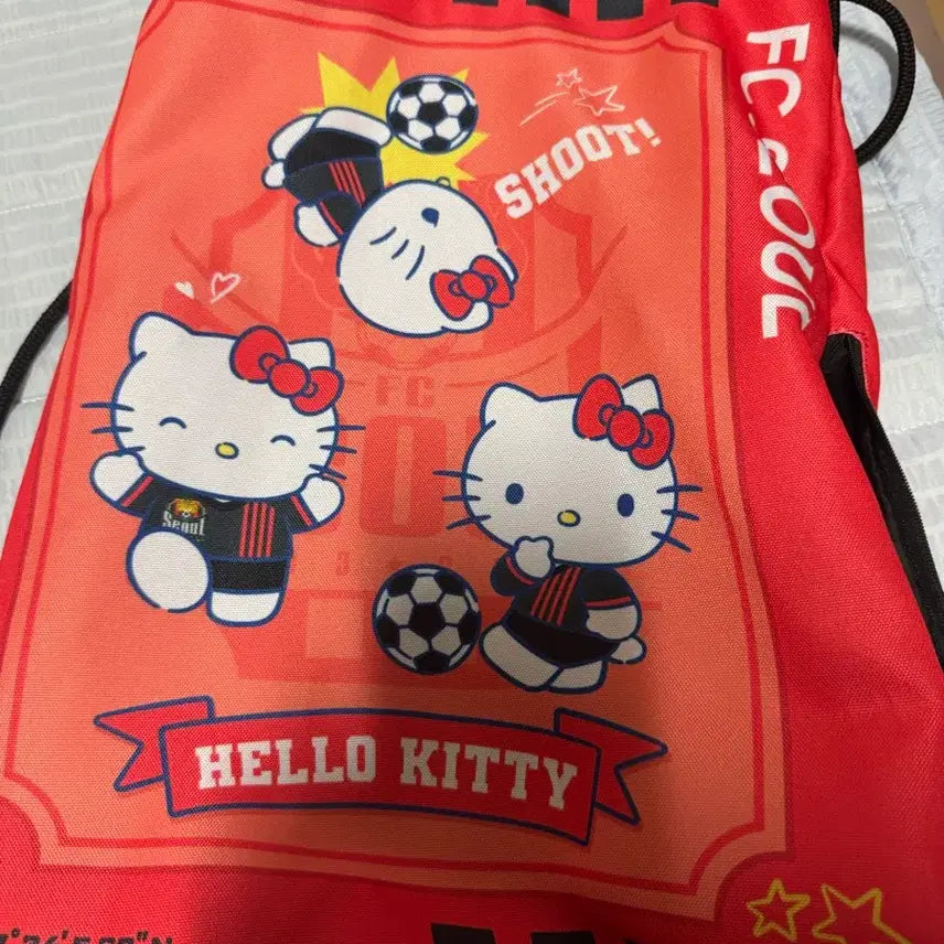 [BUNJANG] FC Seoul x Hello Kitty Gym Sack / FC서울 헬로키티 짐색