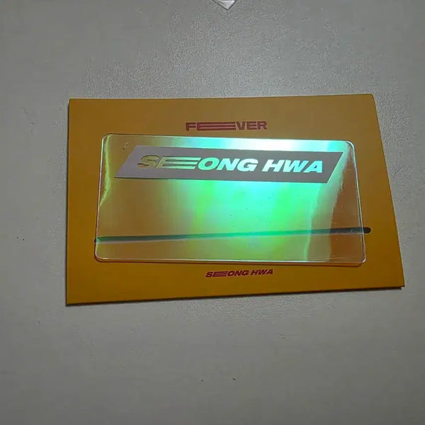 [BUNJANG] ATEEZ Seonghwa Deja Vu Hologram PVC Nametag / 에이티즈 성화 데자부 홀로그램 pvc 네임택 ATEEZ SEONGHWA