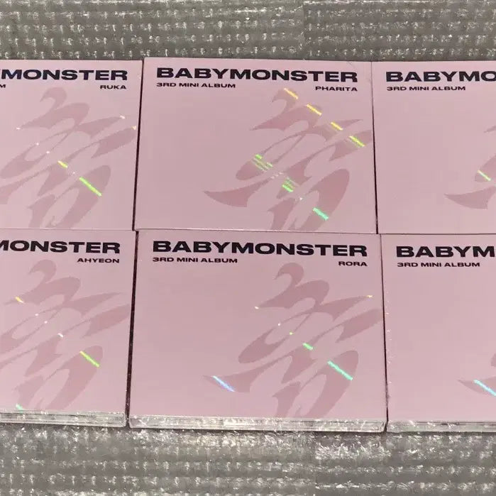 [BUNJANG] BABYMONSTER CHOOM Jewel Album Bundle Set / 베이비몬스터 춤(CHOOM) 쥬얼 개봉 앨범 6종 일괄