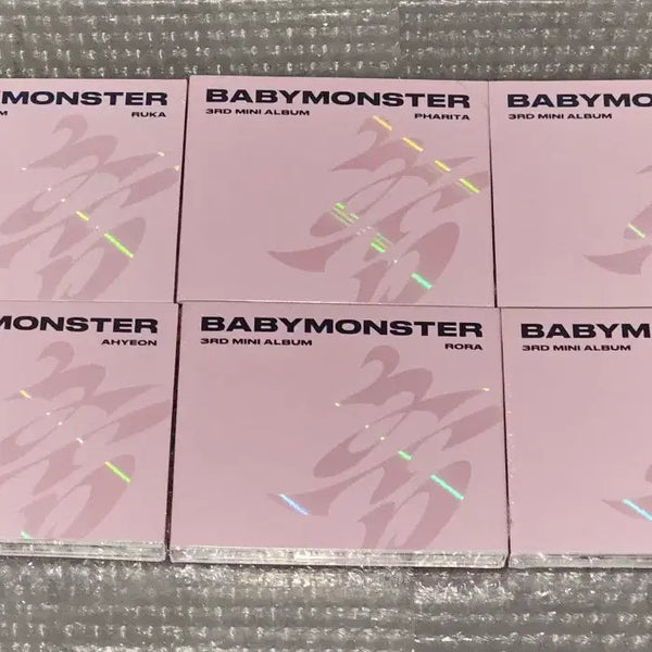 [BUNJANG] BABYMONSTER CHOOM Jewel Album Bundle Set / 베이비몬스터 춤(CHOOM) 쥬얼 개봉 앨범 6종 일괄