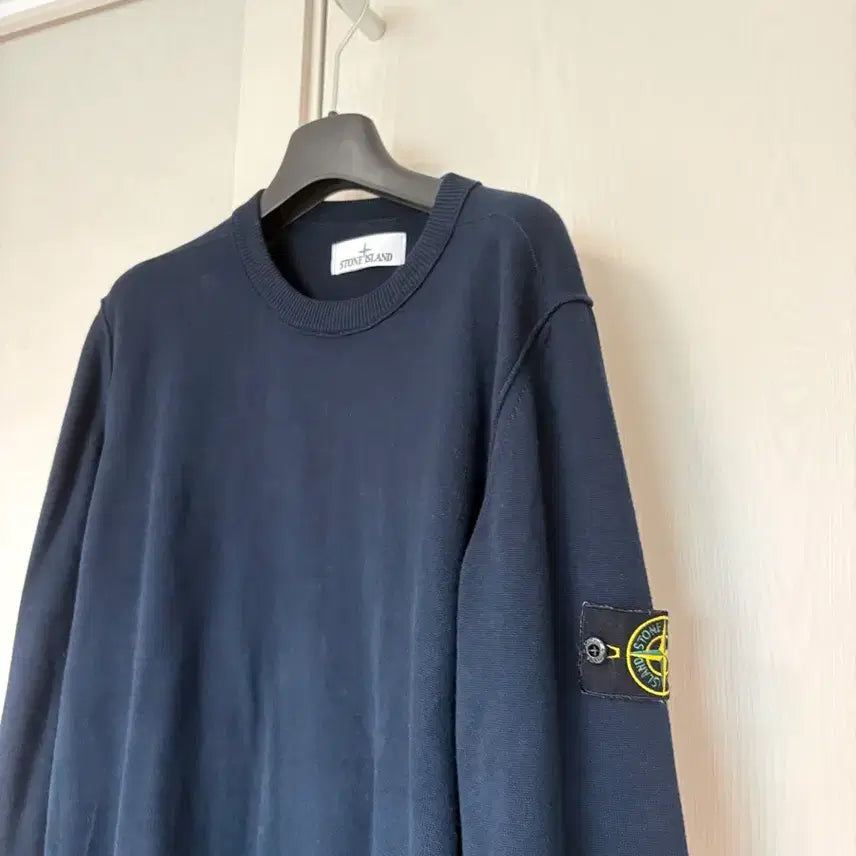 [BUNJANG] Stone Island Navy Knit Sweater M / [M/네이비] 스톤아일랜드 네이비 니트 M사이즈