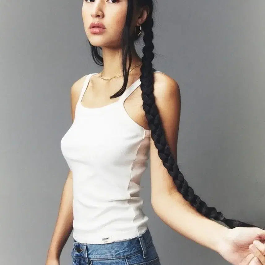[BUNJANG] GLOWNY G CLASSIC TANK (WHITE) / 글로니 나시탑 G CLASSIC TANK (WHITE)