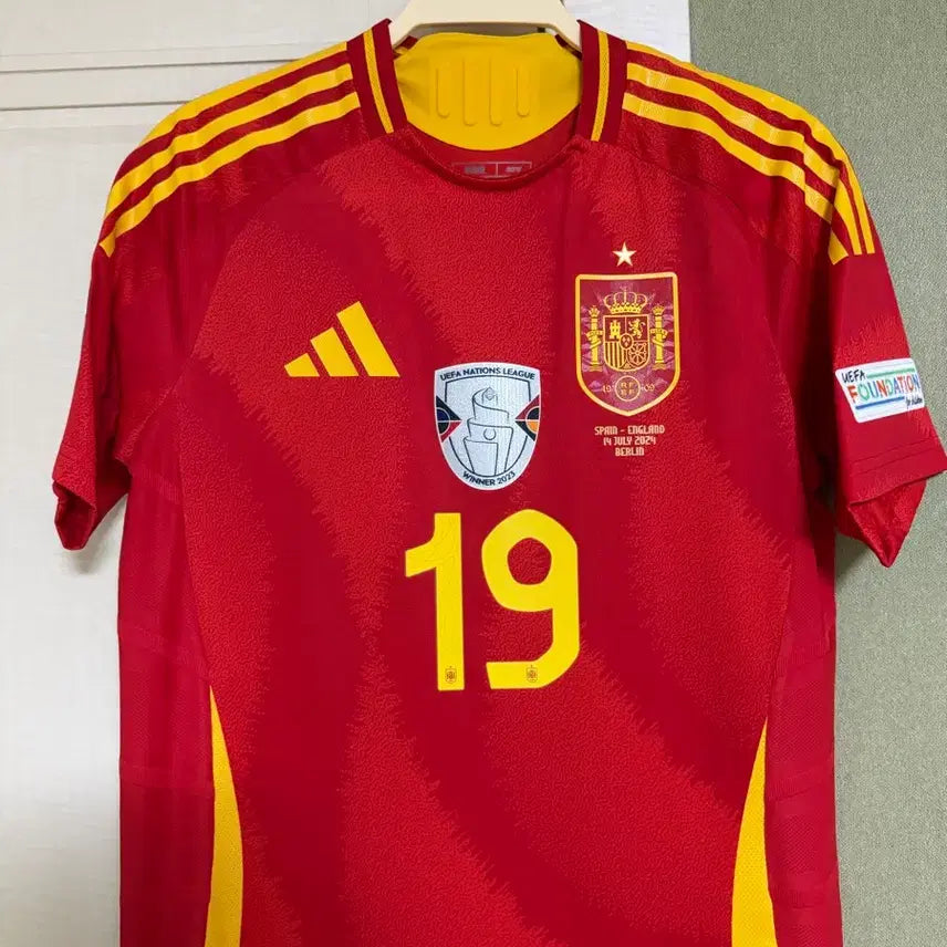 [BUNJANG] Spain Lamine Yamal Euro 2024 Authentic Player Issue Jersey - Size S / [S] 유로2024 스페인 라민 야말 어센틱 유니폼