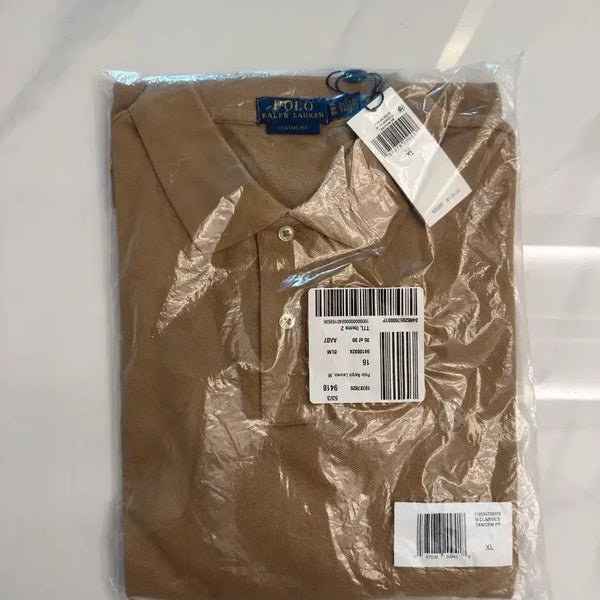 [BUNJANG] Polo Ralph Lauren Classic Fit Mesh Polo Shirt - Luxury Tan (XL) / [XL] 폴로랄프로렌 클래식핏 메쉬 폴로 셔츠 탄