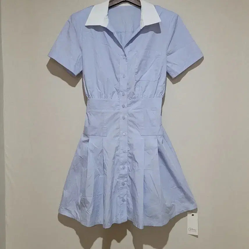 [BUNJANG] Cloune High-Quality Collar Banding Dress / (새상품)끌로네 고퀄 패드 카라 밴딩 원피스
