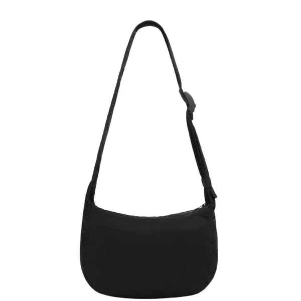 [BUNJANG] COS Nylon Crossbody Saddle Bag Black / 코스 나일론 크로스바디 새들백 블랙