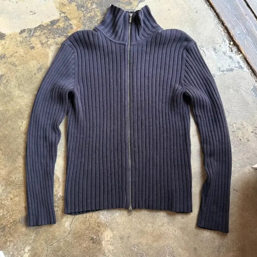 [BUNJANG] Early 00s A/X Armani Exchange Full-Zip Knit Sweater / early 00s a/x full-zip sweater 아르마니 익스프레스 니트집업