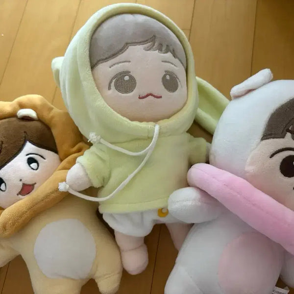 [BUNJANG] EXO Baekhyun, D.O. (Doh Kyung Soo) Plush Dolls / 엑소 인형 백현 인형 디오 인형 도경수 인형 아큐이 아큥이 큥이 변백현 인형
