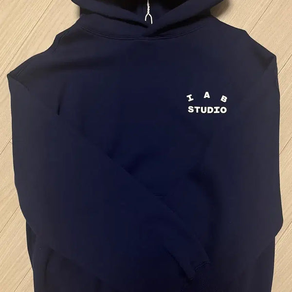 [BUNJANG] IAB Studio Navy Hoodie / 새상품 IAB 스튜디오 후드티 네이비