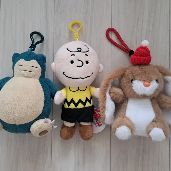 [BUNJANG] Character Plush Keychain Bag Charm Toy / 캐릭터 인형 키링/열쇠고리/가방 장식/완구/장난감(새 제품)