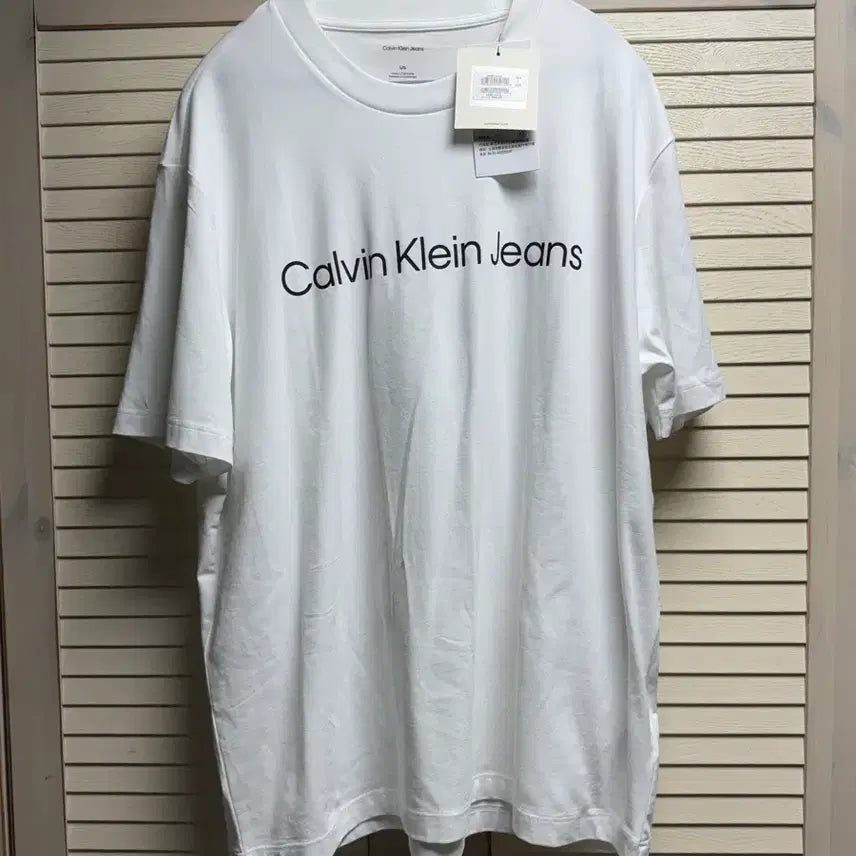 [BUNJANG] Calvin Klein Institutional Logo Short Sleeve T-Shirt / (L) 캘빈클라인 인스티튜셔널 로고 반팔