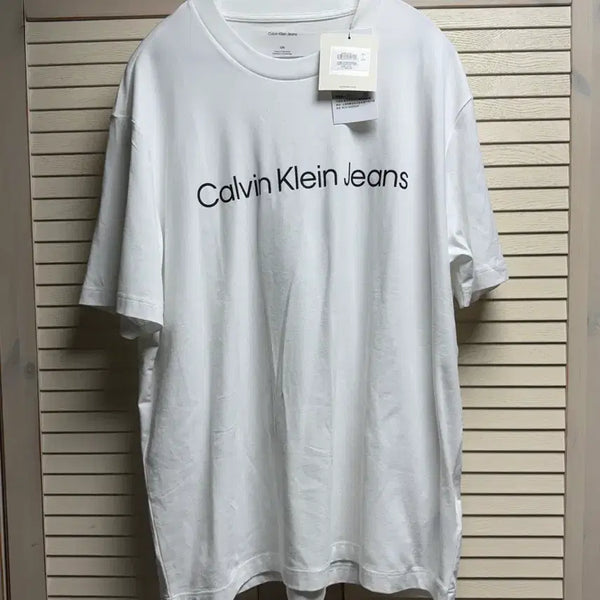 [BUNJANG] Calvin Klein Institutional Logo Short Sleeve T-Shirt / (L) 캘빈클라인 인스티튜셔널 로고 반팔