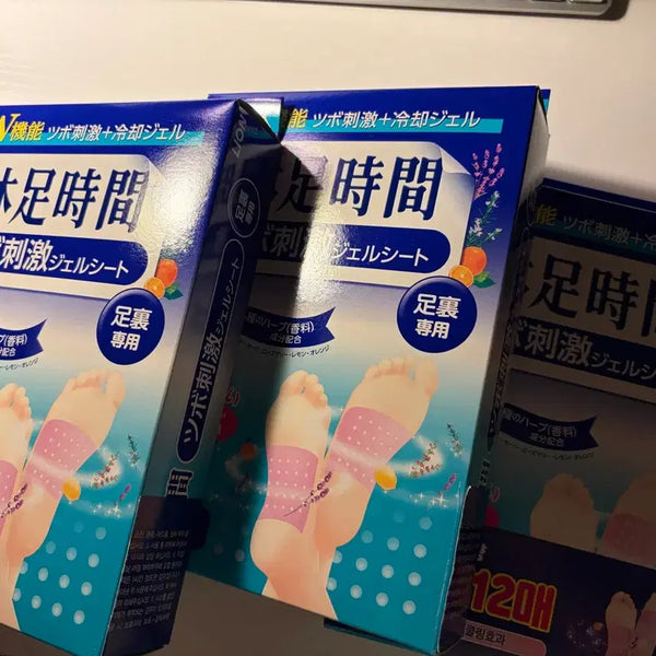 [BUNJANG] Hujuk Time Foot Massage Cooling Sheets Double Pack (12 Sheets) / 휴족시간 지압시트 지압자극 쿨링시트 더블기획 12매
