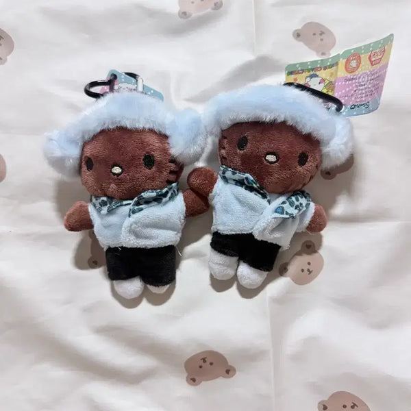 [BUNJANG] Hello Kitty Tanning Polar Bear Hip Hop Doll Keychain / 헬로키티 태닝 북극 힙합 인형 키링