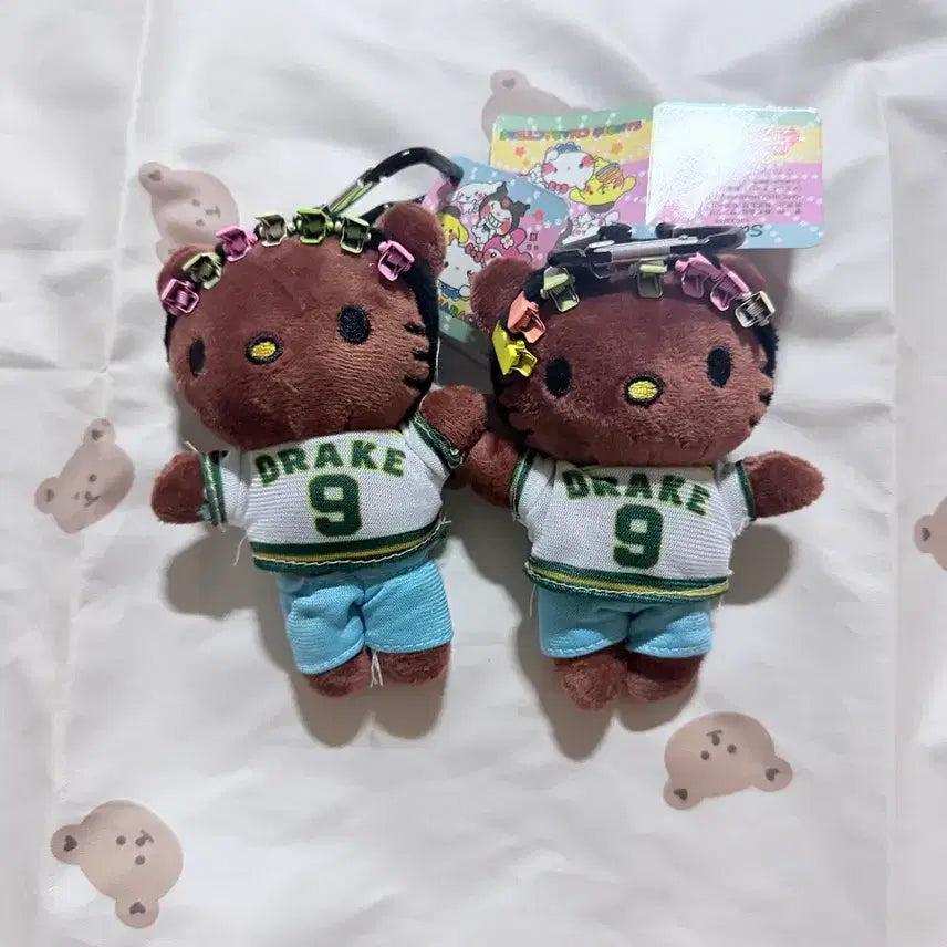 [BUNJANG] Hello Kitty x Drake Doll Keychain / 헬로키티 x 드레이크 인형 키링
