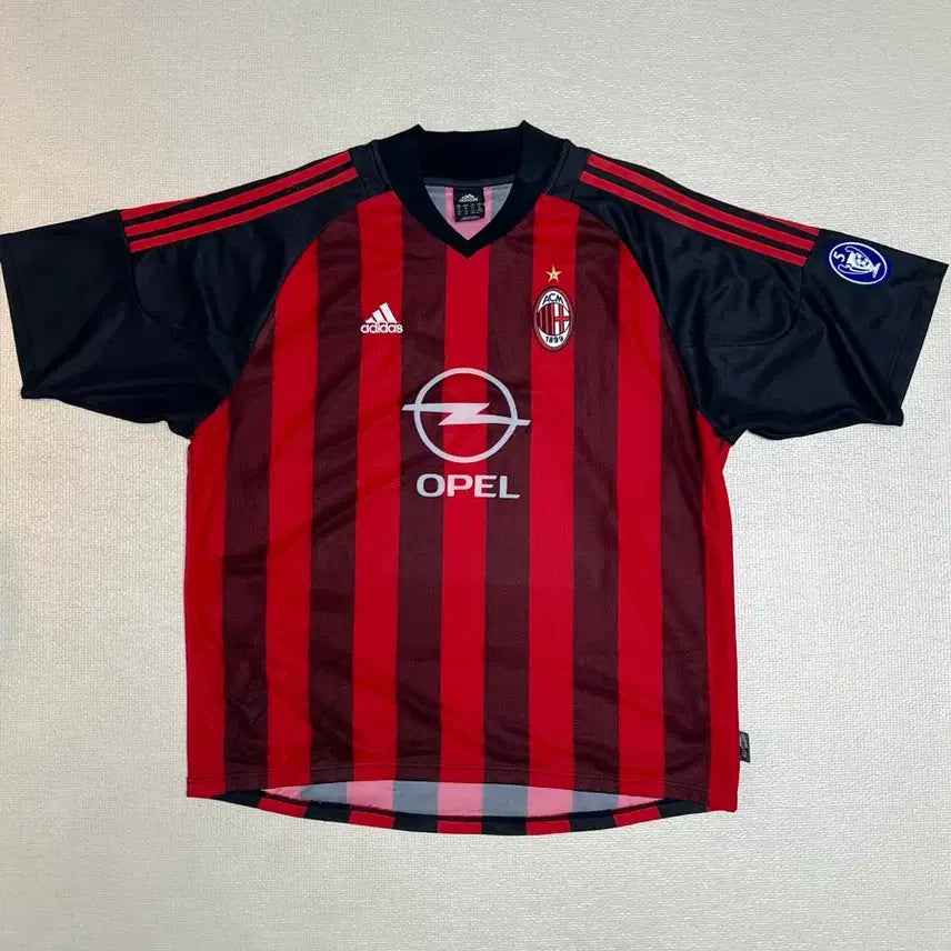 [BUNJANG] AC Milan Adidas Nesta 13 Italy Made Home Jersey XL / 02/03 AC밀란 아디다스 이탈리아 메이드 홈 유니폼 네스타 13 XL