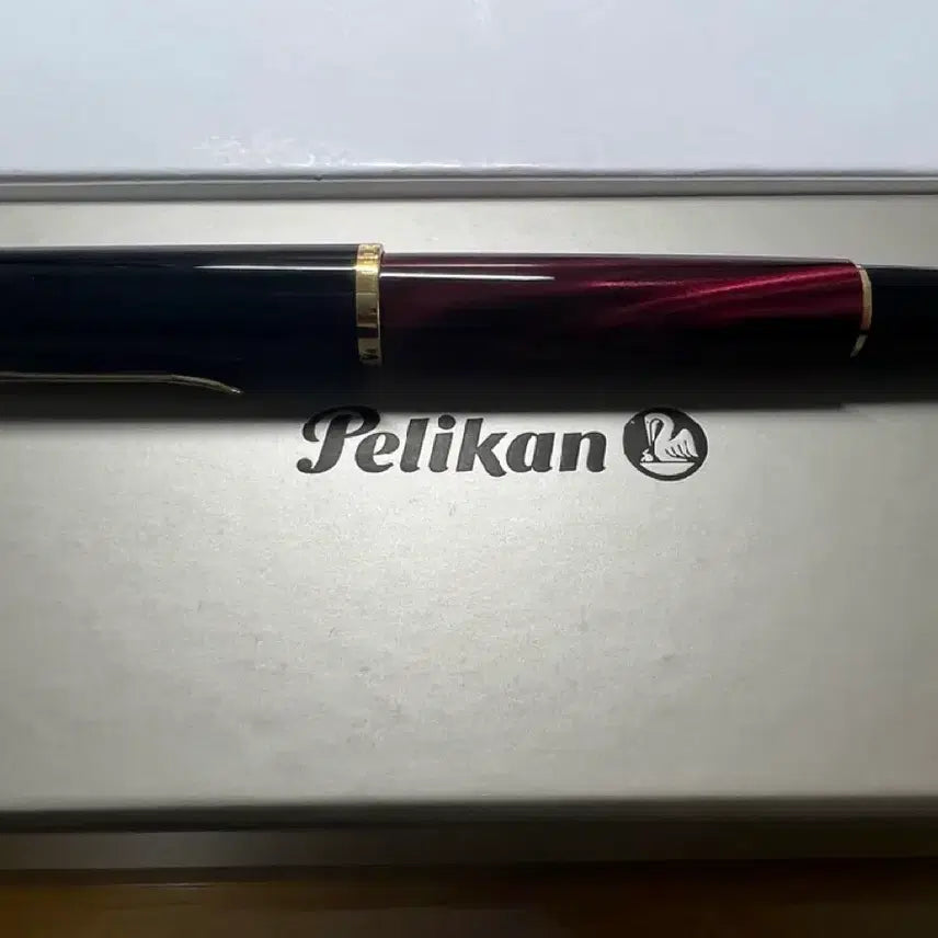 [BUNJANG] Pelikan M200 Red Marble Fountain Pen EF / 펠리칸 m200레드마블ef