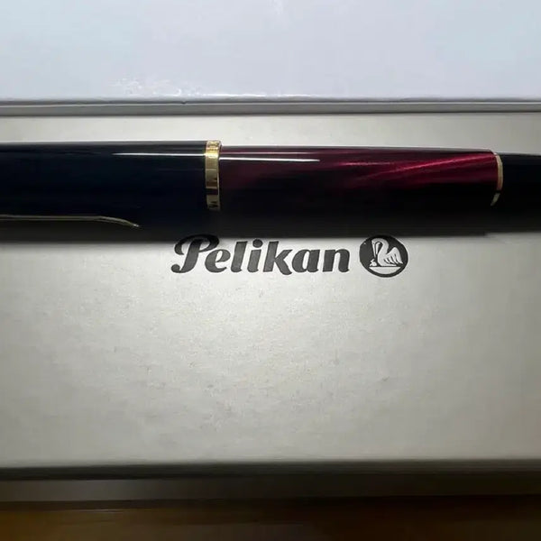 [BUNJANG] Pelikan M200 Red Marble Fountain Pen EF / 펠리칸 m200레드마블ef