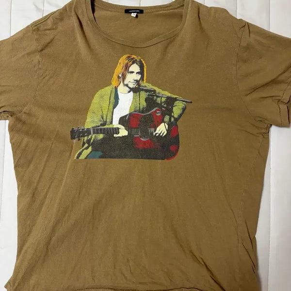 [BUNJANG] R13 Vintage Brown Kurt Cobain Graphic T-Shirt / R13 반팔