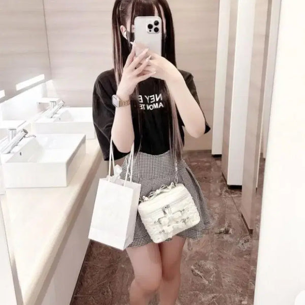 [BUNJANG] Jirai Kei Mini Skirt / 일녀 지뢰계 양산형 양지뢰 미니 스커트
