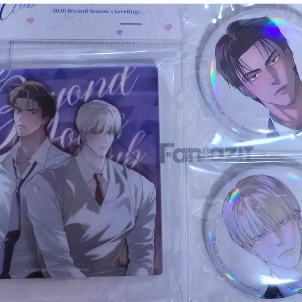 [BUNJANG] FantasyT Rider's Greeting Code Ana Can Badge Coaster / [원가] 판타지트 리디 시즌그리팅 코드아나 캔뱃지 코스터