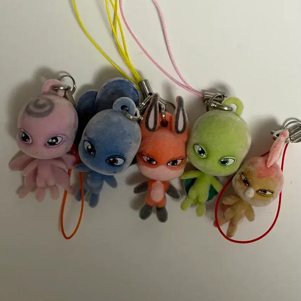 [BUNJANG] Miraculous Ladybug Kwami Calendar Keychain / 레이디버그 블랙캣 콰미 캘린더 키링