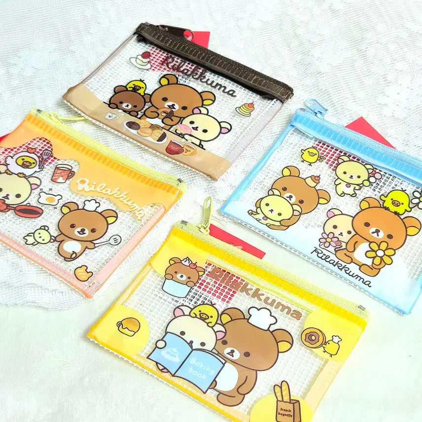 [BUNJANG] Rilakkuma Korilakkuma Kiiroitori PVC Small Pouch Coin Purse / 리락쿠마 파우치 PVC 소형 동전지갑 코리락쿠마  차이로이코구마 키이로이토리