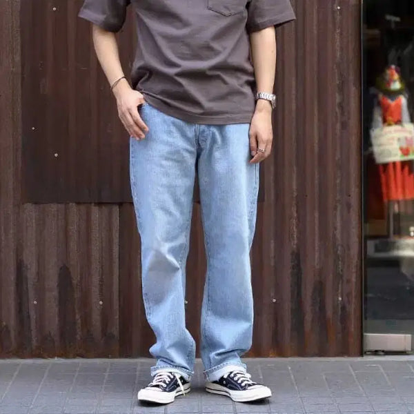 [BUNJANG] CIOTA 13.5oz Straight Denim Light Blue / [31]시오타 13.5oz 스트레이트 데님 러이트블루 ciota