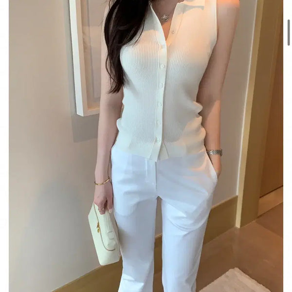 [BUNJANG] Obest Adel Polo Sleeve (Ivory, Beige) / 오브제스트 아델 폴로 슬리브(아이보리,베이지)