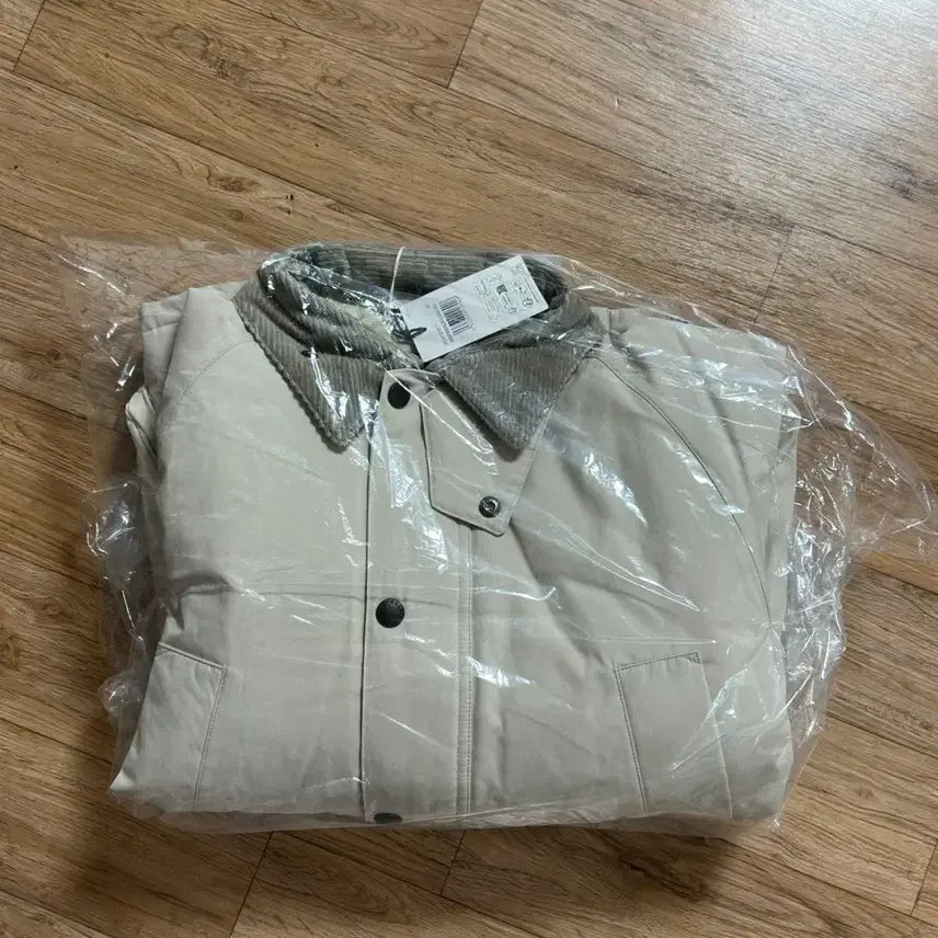 [BUNJANG] Barbour Men's Bedale Padded Jacket Ivory Size 40 / [새상품] 바버 남성 아이보리 비데일  패딩 자켓 40