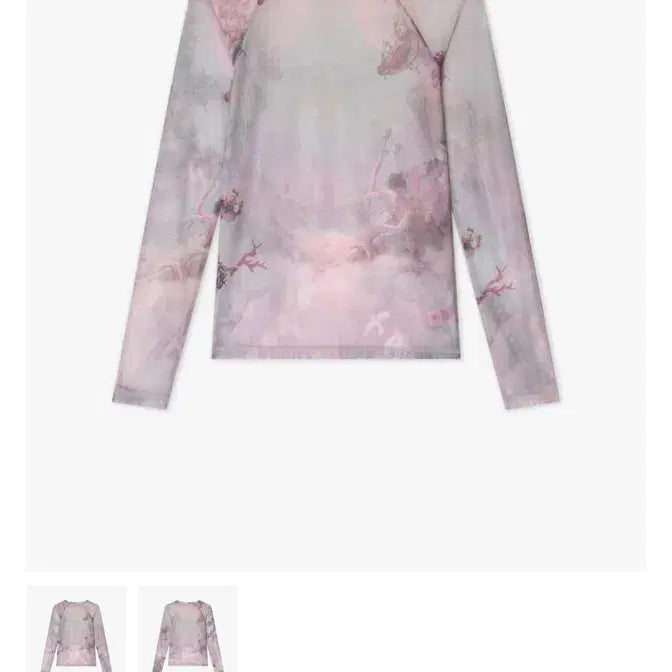 [BUNJANG] Marbling Printed Mesh Top - New Arrival / 마블링 PRINTED MESH TOP 메쉬탑 새상품