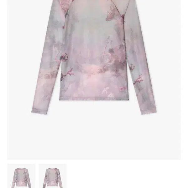[BUNJANG] Marbling Printed Mesh Top - New Arrival / 마블링 PRINTED MESH TOP 메쉬탑 새상품