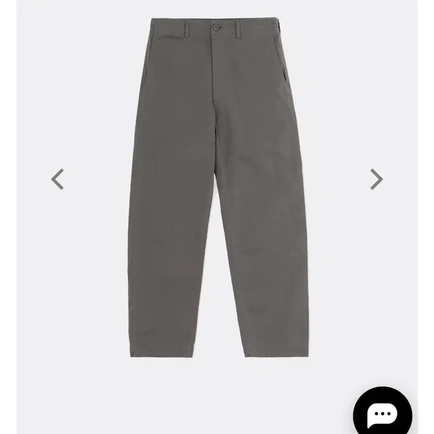 [BUNJANG] Brown Yak Essential Light Chino Pants Olive Grey / (5) 브라운야드 에센셜 라이트 치노 팬츠 올리브 그레이
