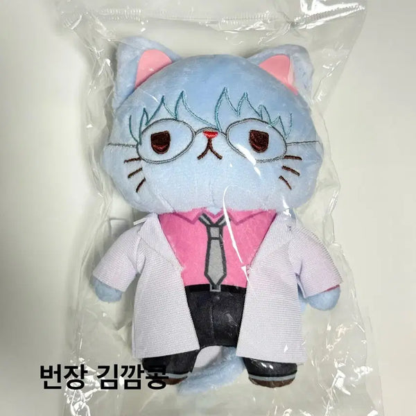 [BUNJANG] Gintama Gintoki 3Z Ginpachi Nui Cat Plush / [미개봉] 은혼 긴토키 3학년Z반 삼젯 긴파치 네코누이