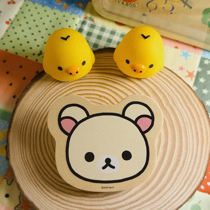 [BUNJANG] Korilakkuma Big Wood Clip / 일본 정품) 코리락쿠마 빅 우드클립 리락쿠마 나무 집게