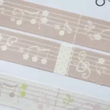 [BUNJANG] Cotton World Mocha Playing Masking Tape / 코튼월드 모카 연주 마테띵