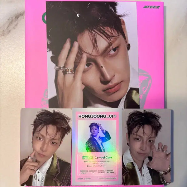 [BUNJANG] ATEEZ Hongjoong Golden Hour 5 Ver A Album Full Set / 에이티즈 홍중 골든아워5 A 버전 앨범 풀구성