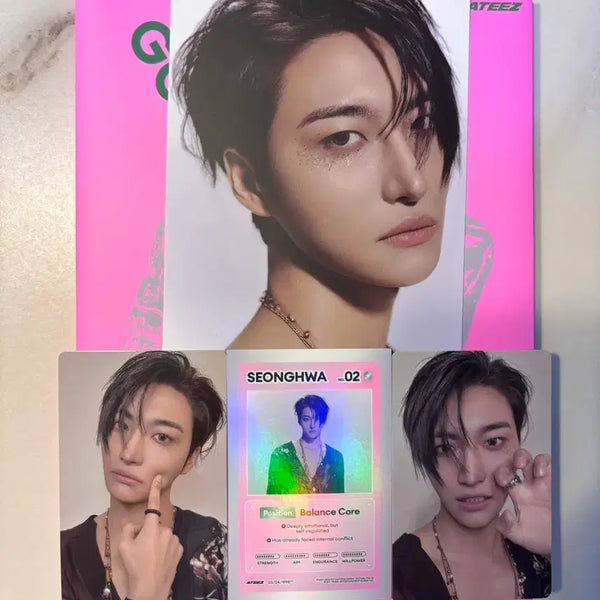 [BUNJANG] ATEEZ Seonghwa Golden Hour 5 A Ver. Album Full Set / 에이티즈 성화 골든아워5 A 버전 앨범 풀구성