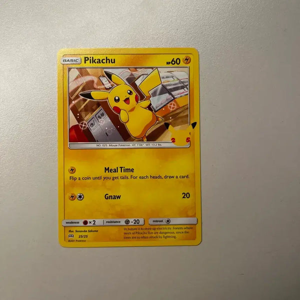 [BUNJANG] McDonald's 25th Anniversary Pikachu Pokemon Card / 포캣몬카드 맥도날드 25주년 피카츄