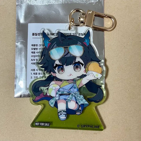 [BUNJANG] Endfield x Frank Burger Jin Cheon-woo Acrylic Keyring / 엔드필드 X 프랭크버거 콜라보 진천우 아크릴 키링